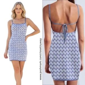 Abercrombie & Fitch Open Back Knit Tank Mini Dress